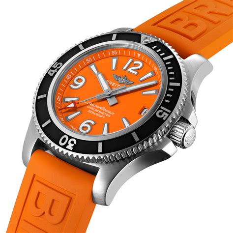 breitling orange zeiger|Breitling supercoean dive watch.